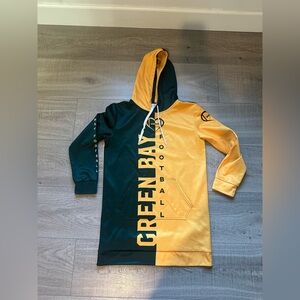 Green Bay Football tunic Hoodie